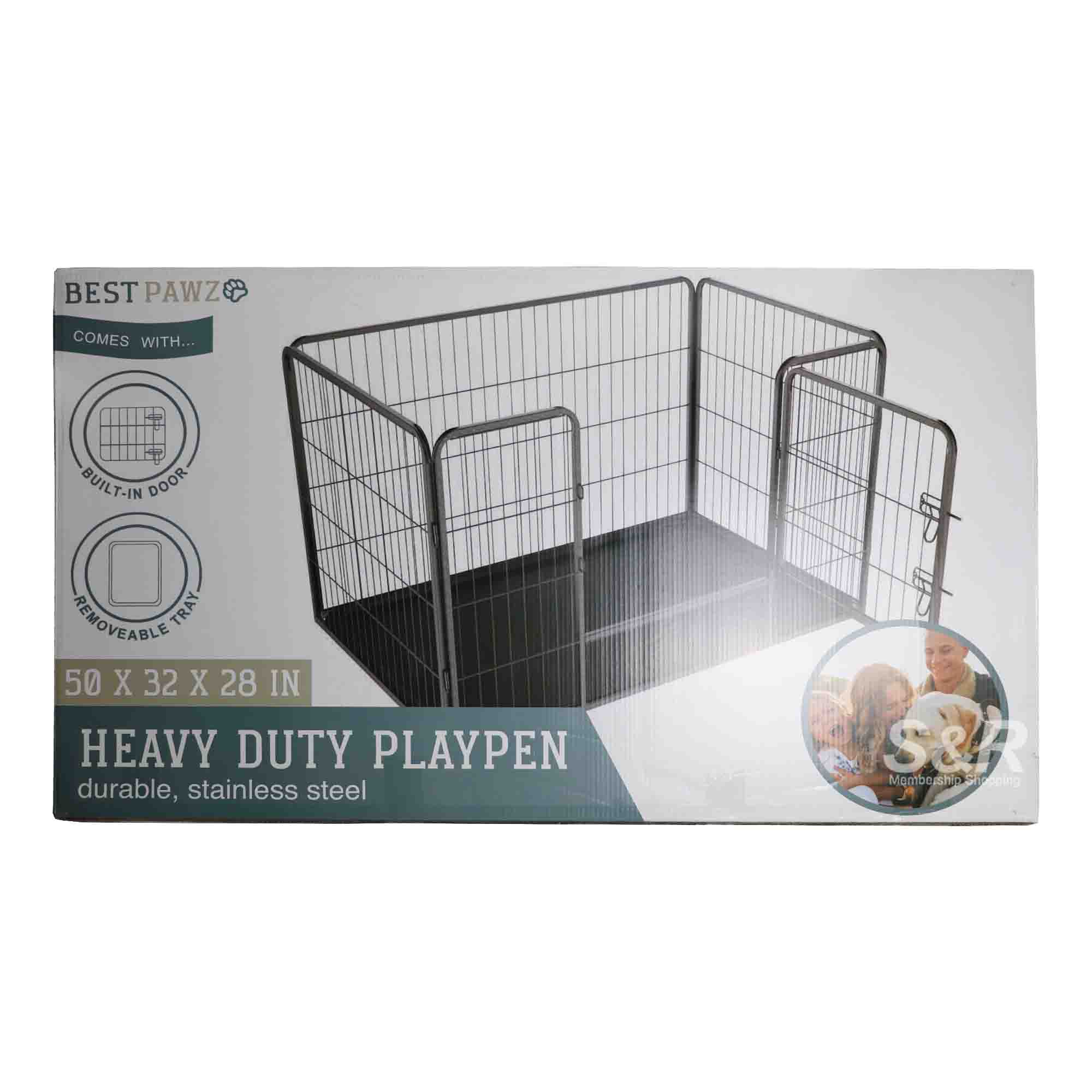 Best Pawz Heavy Duty Playpen 1pc